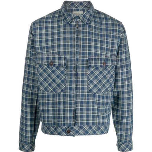 Ralph Lauren RRL giacca-camicia con zip - blu