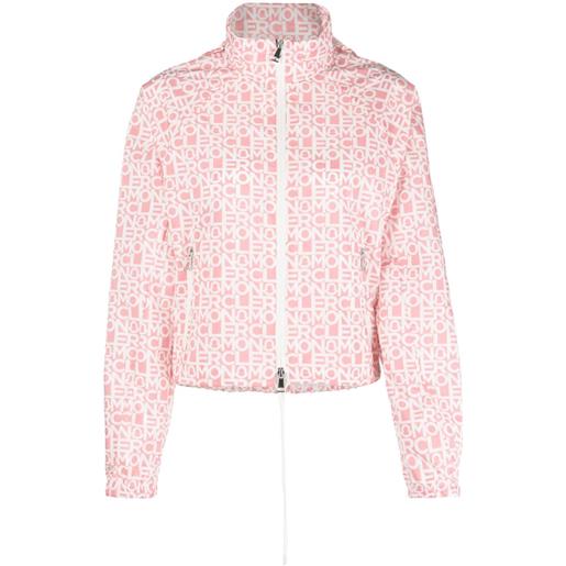 Moncler giacca con stampa - rosa