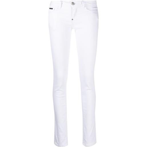 Philipp Plein jeans slim iconic - bianco