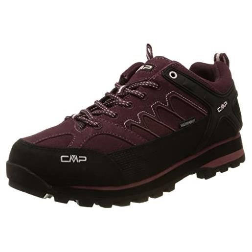 CMP moon low wmn trekking shoe wp, scarpe da trekking donna, antracite-acqua, 36 eu