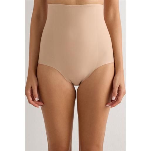 Intimissimi culotte vita alta modellante in microfibra senza cuciture naturale