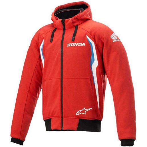 Alpinestars honda chrome v2 sport full zip sweatshirt rosso xl uomo