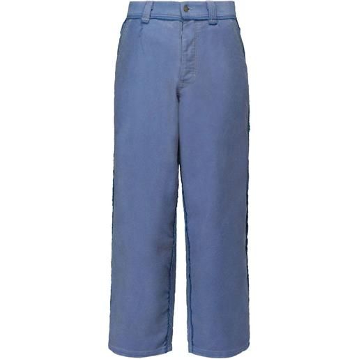Maison Margiela pantaloni a gamba ampia - blu