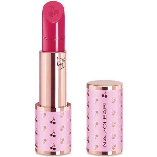 Naj Oleari creamy delight lipstick rossetto brillante, rossetto 16 lampone