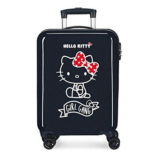 Hello Kitty girl gang valigia da cabina per bambini, 55 cm, blu