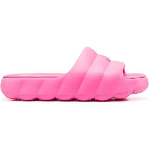 Moncler sandali slides lilo trapuntati - rosa