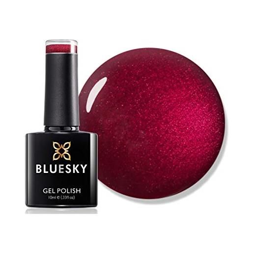 Bluesky gel nail polish, aw2020, lady snow autumn and winter 2020 collection - bansko, aw2016 red, long lasting, chip resistant, 10 ml (requires drying under uv led lamp)