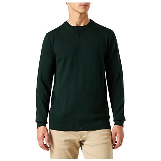 G-STAR RAW men's premium basic knitted sweater, nero (dk black d18244-b692-6484), xs