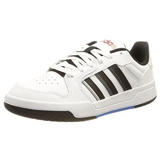 Adidas entrap, scarpe da basket uomo, cblack/cblack/ftwwht, 42 eu