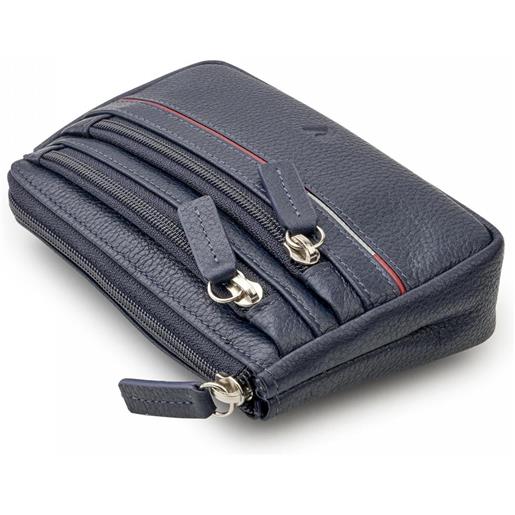 Roncato pe-boston portachiavi 6.5x13x1.5 cm - blu navy
