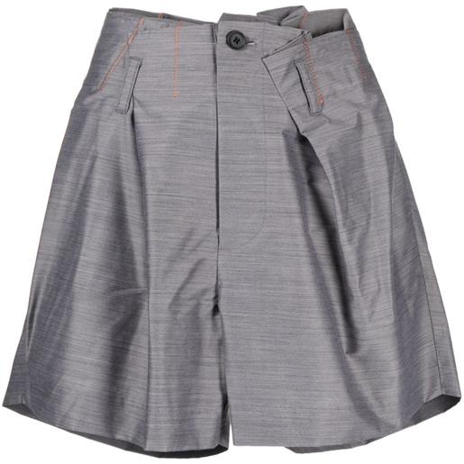 Kolor shorts asimmetrici - grigio