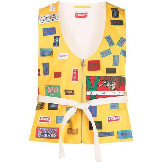 Kenzo gilet archives labels - giallo