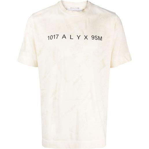 1017 ALYX 9SM t-shirt con stampa - toni neutri