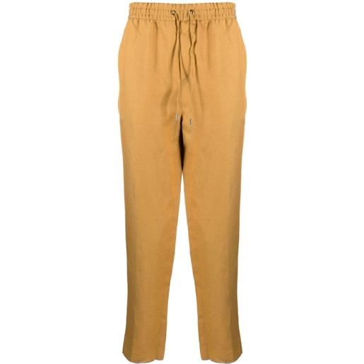 ETRO pantaloni crop con coulisse - marrone