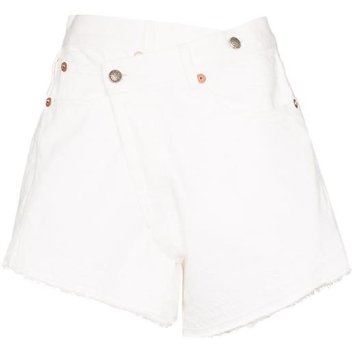 R13 shorts denim - bianco