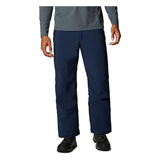 Columbia shafer canyon, pantaloni da sci, uomo, blu (collegiate navy), xl r