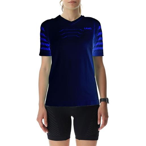 Uyn padel series short sleeve t-shirt blu xs donna