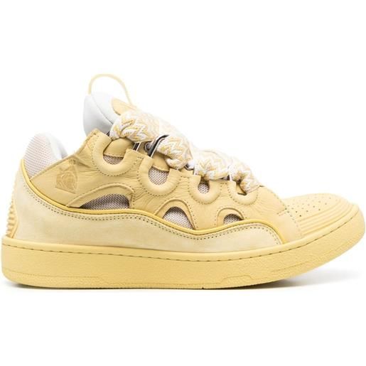 Lanvin sneakers con inserti - giallo