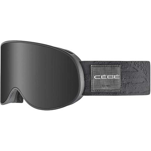 Cebe attraction ski goggles nero grey ultra black/cat3+amber flash mirror/cat1