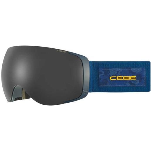 Cebe exo otg ski goggles blu grey ultra black/cat3+ambe flash mirror/cat1