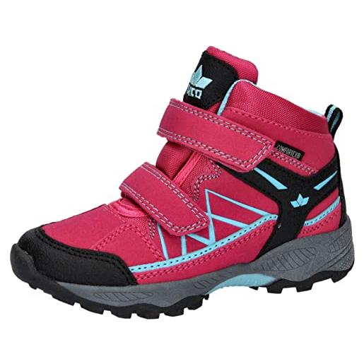 Lico griffin high v, scarpe da trail running, rosa, nero, turchese, 28 eu