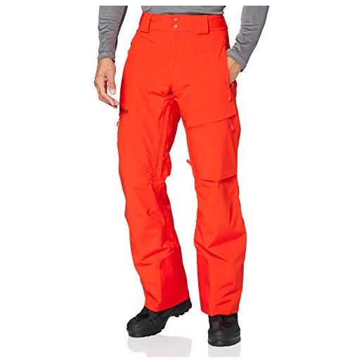Marmot layout cargo isolato, pantaloni uomo, victory red, s