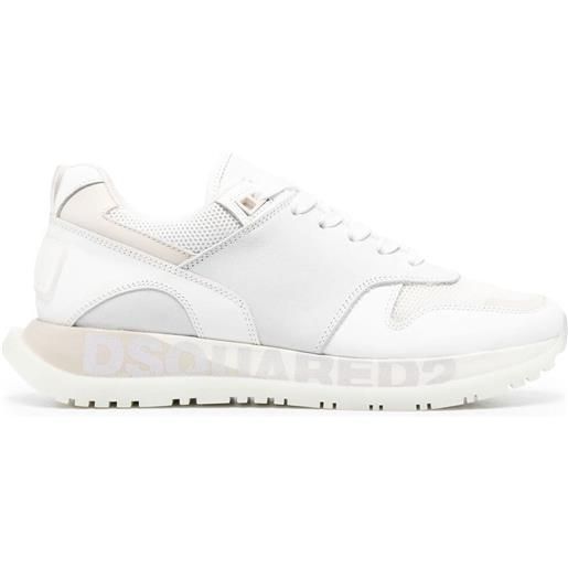 Dsquared2 sneakers con pannelli a contrasto - bianco