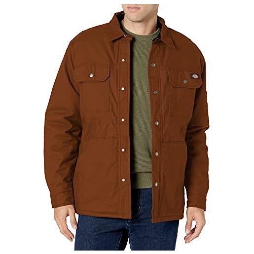 Dickies flex duck shirt jacket, outerwear uomo, marrone (timber), 3xl