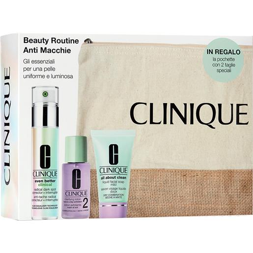 Clinique beauty routine anti macchie cofanetto