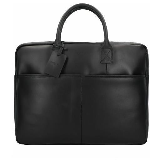 Burkely vintage max briefcase pelle 44 cm scomparto per laptop nero