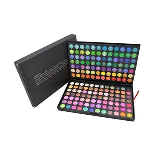 FantasyDay palette ombretti, FantasyDay 162 colori waterproof neutri caldi tavolozza di trucco occhi opaco e luccicante in polvere set eyeshadow palette set di trucchi #4 - natale regalo surprise makeup gift set