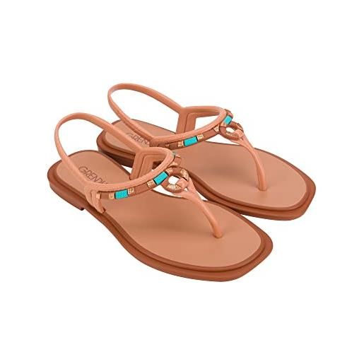Grendha caju exotica sand ad donna, blu marrone scuro, 39 eu