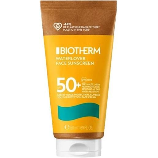 BIOTHERM waterlover face cream spf50+ - protezione solare anti-età 50 ml