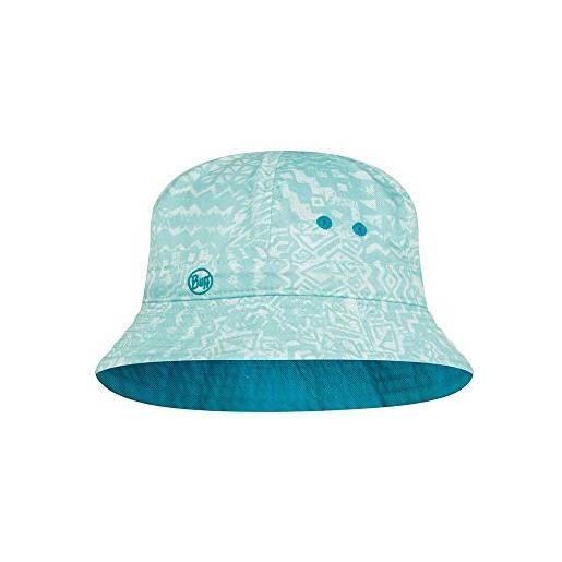 Buff bucket hat, berretto unisex-bambini, blu, taglia unica