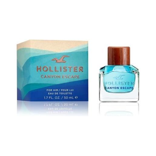 Hollister canyon escape 50 ml eau de toilette per uomo