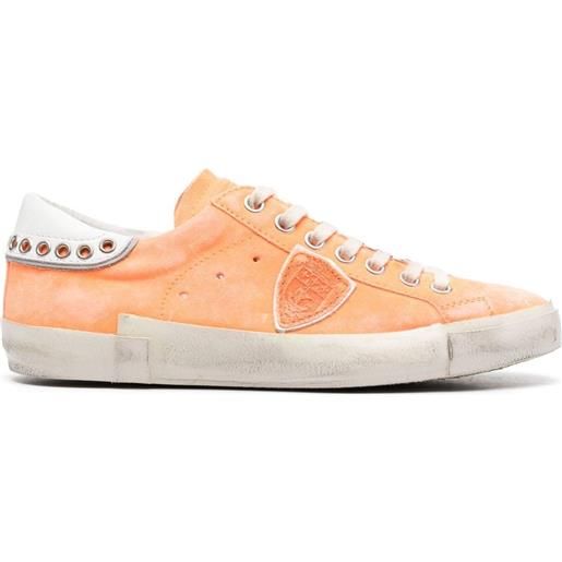 Philippe Model Paris sneakers con effetto vissuto - arancione