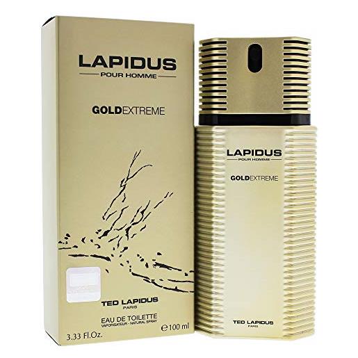 Ted Lapidus, gold extreme, eau de toilette, vaporizzatore, 100 ml. 