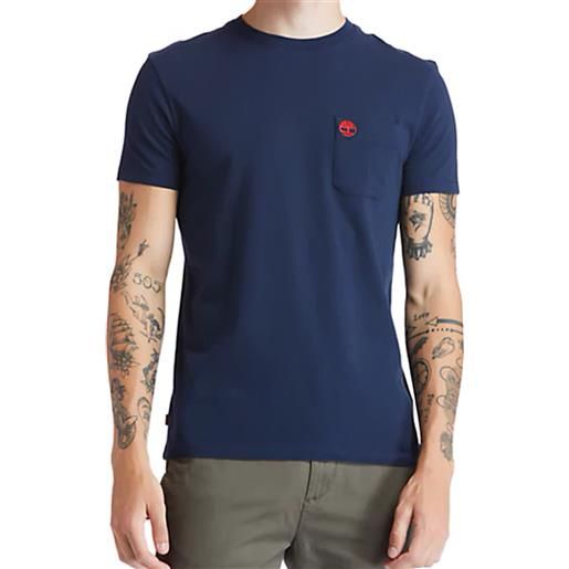 Timberland t-shirt da uomo dunstan river blu