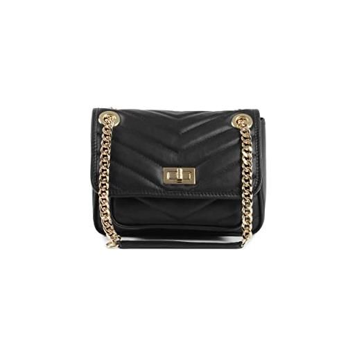 19V69 ITALIA womens handbag black 10507 sauvage nero