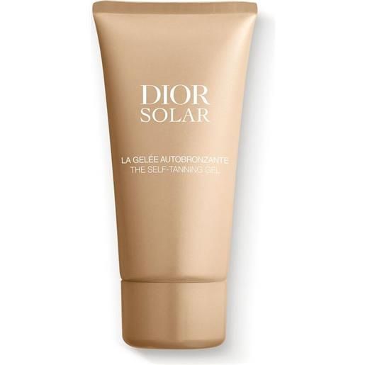 Dior solar il gel autoabbronzante - autoabbronzante per il viso - glow naturale e abbronzatura graduale 50 ml