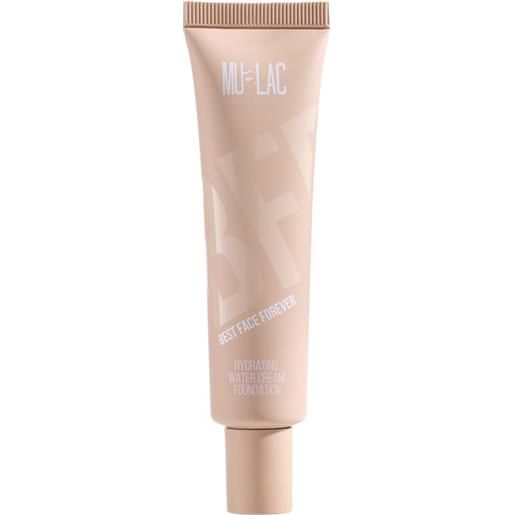 MULAC best face forever hydrating water cream foundation 7y - eva