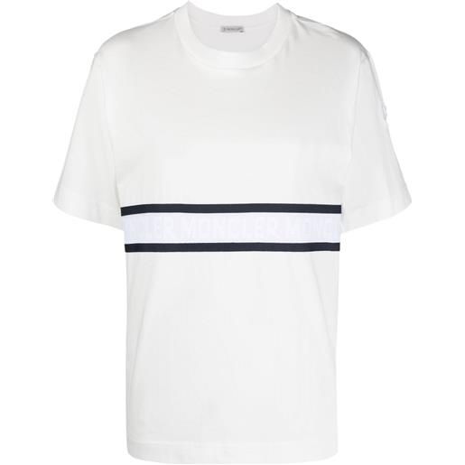 Moncler t-shirt con logo - bianco