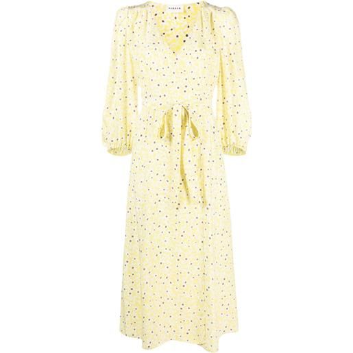 P.A.R.O.S.H. abito a fiori - giallo