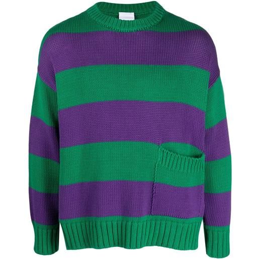 PT Torino maglione a righe - verde