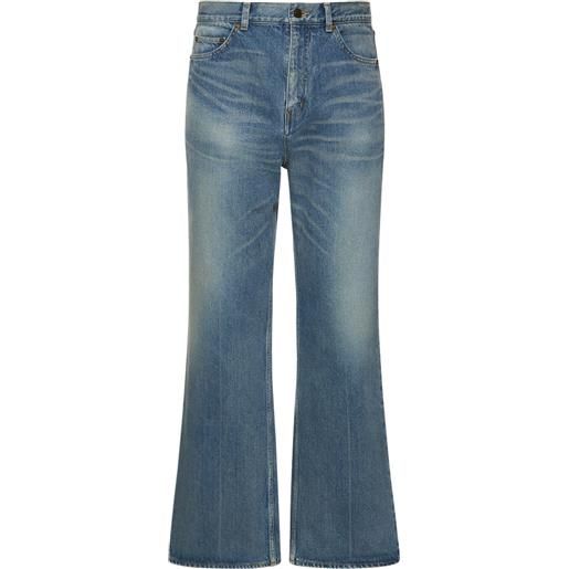 SAINT LAURENT jeans svasati 70s in cotone