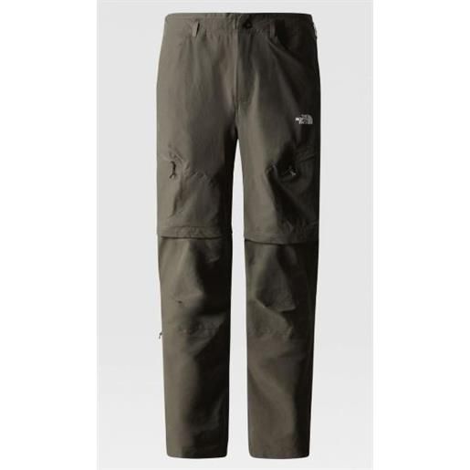 The North Face mens expl convert reg tapered pantalone new taupe green uomo