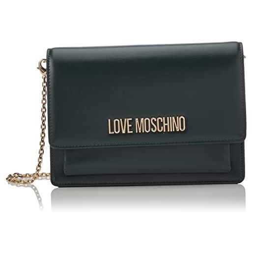 Borsa hobo piccola Love Moschino quilted scamosciata