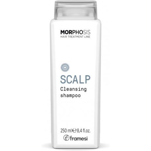 Framesi morphosis scalp cleansing shampoo 250ml novita' 2023 - shampoo detergente pulizia profonda cute