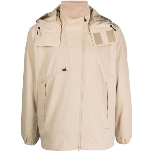 Snow Peak giacca con zip asimmetrica - toni neutri