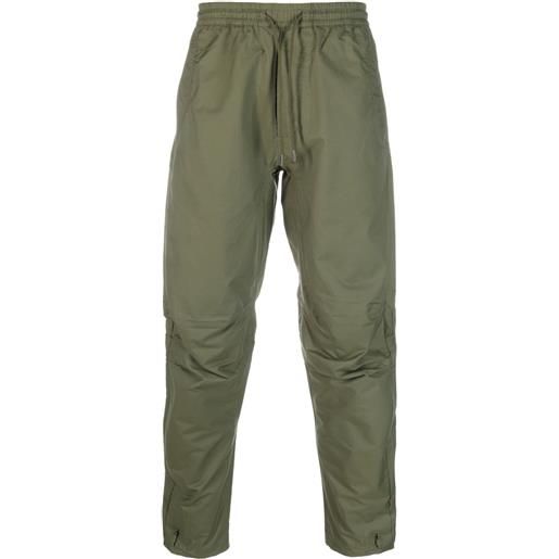 Maharishi pantaloni con vita elasticizzata - verde